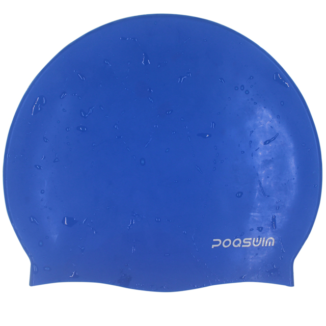 POQSWIM Calssic Swim Cap Waterproof Silicone Swim Cap